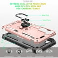 thumbnail image 3 of Galaxy S22 Plus Case, Samsung S22 Plus Case with HD Screen Protector, [Military-Grade] Magnetic Ring Holder Kickstand Shockproof Protective Phone Case for Samsung Galaxy S22 Plus, Rose Gold, 3 of 13