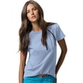 thumbnail image 1 of Hanes ComfortSoft T-Shirt à Col Rond en Jersey Coupe Décontractée pour Femmes, m, Bleu Pâle, 1 of 1