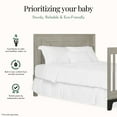 thumbnail image 3 of Evolur Convertible Crib Wooden Full Size Bed Rail, Light Ash, 3 of 6