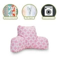 thumbnail image 6 of Majestic Home Goods Decorative Soft Pink Links Reading Pillow, 6 of 6