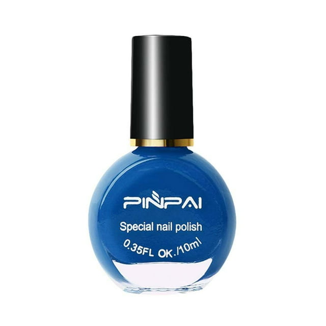 Decodeary Vernis à Ongles Pelable Laque Art Base Étanche Estampage Vernis à Ongles Manucure Sèche DIY