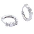thumbnail image 1 of Pendientes de aro pequeños con circonita cúbica para mujeres, adolescentes y niñas, cartílago, pequeños y lindos aros Huggie de circonita cúbica, hipoalergénicos para orejas sensibles ER, 1 of 5