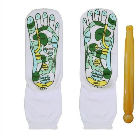 

Reflexology Socks Single Toe Design Far East Healing Principles Sock