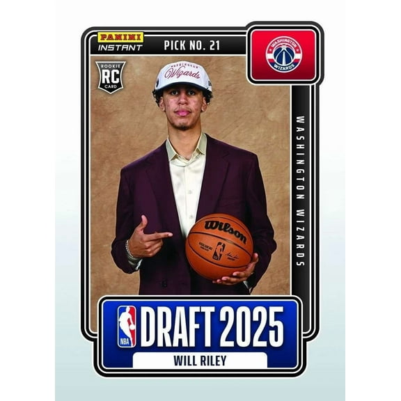 2025-26 Instant Draft Night Basketball Will Riley NBADN-21 [Rookie]