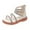 Beige |#3, variant on Toddler Little Girls Breathable Summer Zipper Glitter Rhinestone Open Toe Gladiator Strap Sandals Fashion Summer Boots (31,Beige)