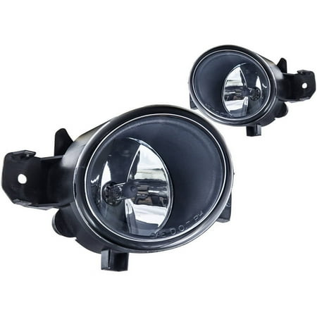 Fog Light For 07-11 Nissan Rogue Clear Lens, Pair