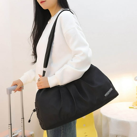 Mlkoz Sling Bag for Women, Sports Bag Travel Bag With Shoe Compartment & Wet Compartment Fitness Bag Training Bag Multifunctional Hand Luggage Bag For Men And Women, Father's Day Gifts
