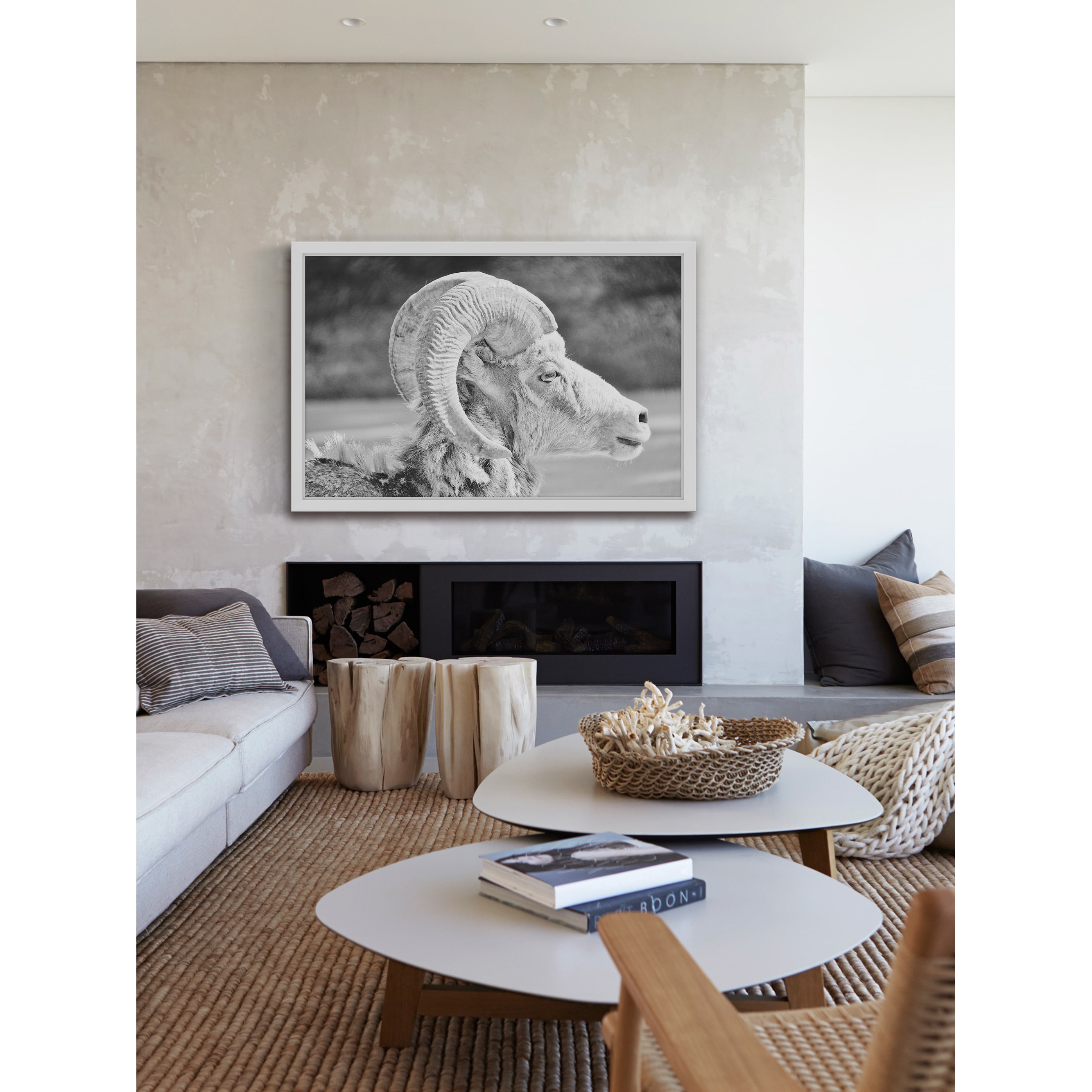 Marmont Hill "Ram Profile 2" Framed Painting Print