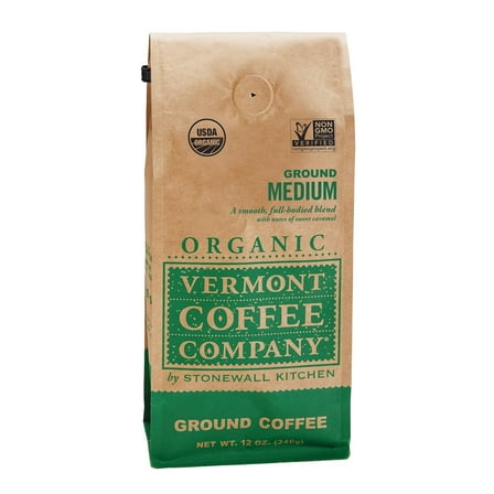 Vermont Coffee Company, Organic Medium Roast Ground Coffee, 12oz., Made in the USA