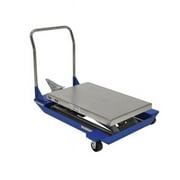 Vestil Manufacturing CART-23-15-M-PSS 36 x 24 in. Partially Stainless Steel Foot Pump Scissor Cart, 1500 lbs