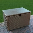 thumbnail image 2 of Tortuga Outdoor Stonewick 36 in. Medium Storage Deck Box - Tree Bark, 2 of 11