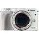 thumbnail image 2 of Canon EOS M3 Mirrorless Digital Camera (White, Body Only) + 16GB Class 10 Memory Card + LED + Canon Camera Case + Flexible Tripod + Memory Card Wallet + Cap Keeper - Intl Model Canon 16GB - LED Kit - AF7CNM3WBODYKL, 2 of 5