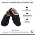 thumbnail image 5 of Isotoner  Recycled Microsuede Liam Closed Back Slipper (Men), 5 of 5