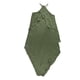 thumbnail image 2 of bar III Vestido asimétrico drapeado para mujer, verde, mediano, 2 of 2