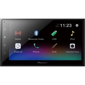Restored Premium Pioneer DMH-341EX 6.8" Capacitive Touchscreen Digital Media Receiver (Does Not Play CDs) (Refurbished)