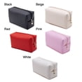 thumbnail image 2 of PU Cosmetic Bag Portable Makeup Bag Black, 2 of 5