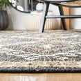 thumbnail image 4 of SAFAVIEH Kilim Lisette Tribal Area Rug, Black/Ivory, 3' x 3' Square, 4 of 8