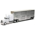 thumbnail image 2 of NewRay Peterbilt 379 Pot Bell Live Stock, 1:32, White, 2 of 2