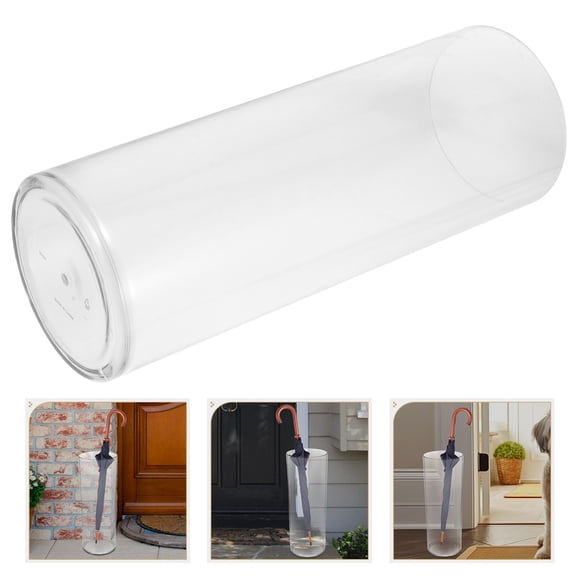 KALLORY Transparent Umbrella Storage Holder for Outdoor Use, Practical and , 1 Set