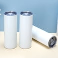 thumbnail image 4 of Lubelski 1 Set 20oz Thermal Cup Leak-proof Sublimation Tumbler Stainless Steel Insulated Cup with Straw for Travel Home, 4 of 8