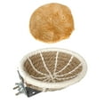 thumbnail image 3 of Nido de cría de pájaros, cama tejida, cama de hámster, de cría de pájaros, juguete hecho a mano, nido de pájaro de cáñamo, canarios, cacatúas, , Diámetro 11,5 Diámetro 115 Yinane Nido de jaula de pájaros, 3 of 8