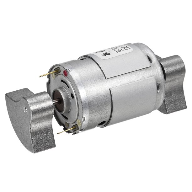 Motor de vibración Uxcell DC 12V 4000RPM de doble cabeza fuerte para masajeador casero DIY