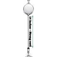 thumbnail image 4 of Shiyou Bobine de Badge Rétractable, Lanière Ronde à Bouton-Pression Interchangeable pour Femmes, Forte, Porte-Cartes d'Identité, Clés Enseignant Infirmière Croisière Porte-Clés, Lanière en Acier Inoxydable, 34 Pouces, 4 of 4