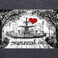 thumbnail image 3 of CafePress - I Love Savannah Ga Long Sleeve T Shirt - Womens Hooded Shirt, 3 of 3