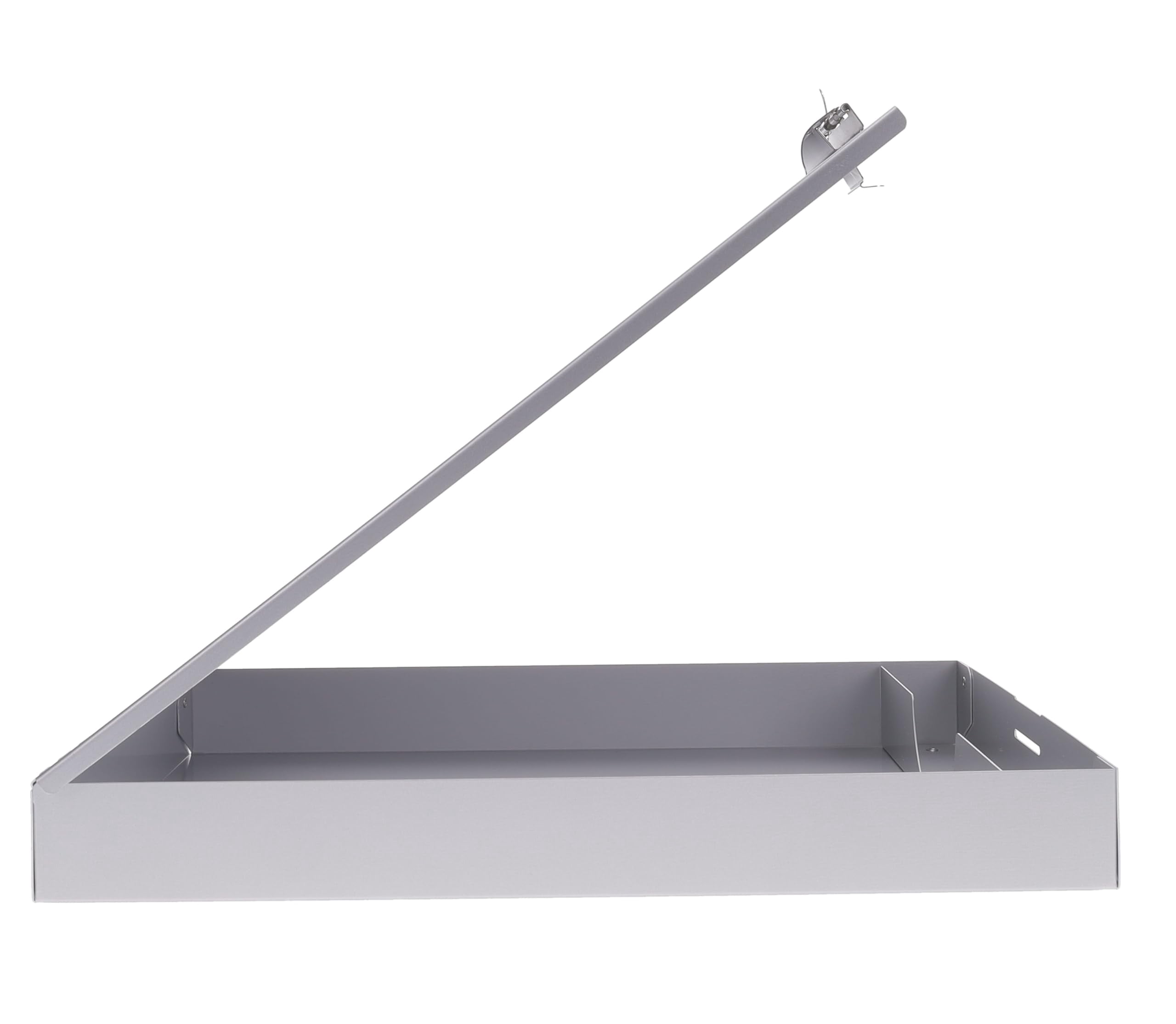 Saunders Recycled Aluminum  Storage Clipboard With Self-locking Latch - Lightweight Weather-resistant Lacquer Finish Stationery Box. Office Products Letter