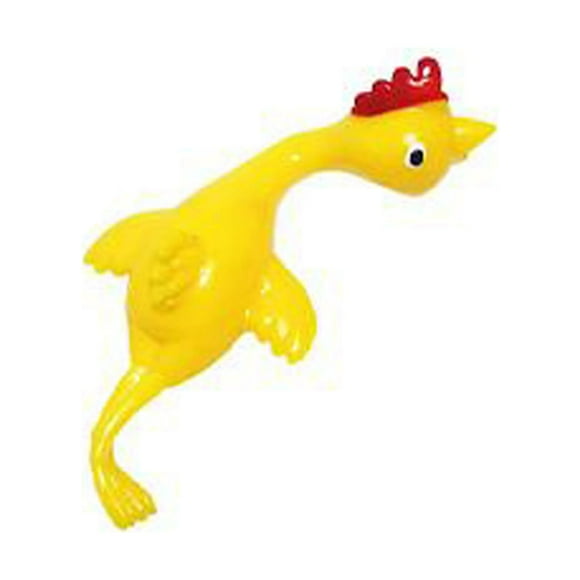 B Stretchy Rubber Chicken Flick Flying Toy 12 Pack For Age 12 Plus Party Activity Size As Shown Stress Relief Game For Kids And Adults Fun Gift
