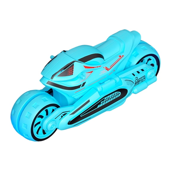 Deformable Motorcycle Toy Car, 3 In 1 Transforming Racing Vehicle, Inertia Powered Sliding Drift Car, Interactive Mechanical Transformation Toy, Durable Plastic Model For Indoor Play