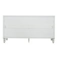 thumbnail image 3 of 4-Door Accent Cabinet | Adorns Multiple Rooms with Style | High-Quality MDF for Durability | Stores Items with Two-Tier Design, 3 of 3