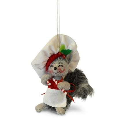 - Annalee Dolls 4in 2018 Christmas Candy Cane Chef Ornament New with Box