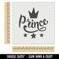 thumbnail image 2 of Prince Cursive with Crown and Stars DIY Cookie Wall Craft Stencil - 11.5 Inch, 2 of 5