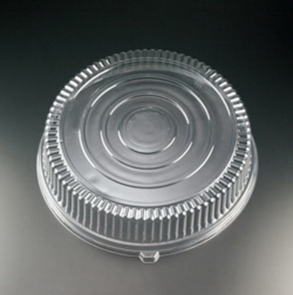 (Price/Case)Party Tray EMI380LP 18 Inch Round Lid Clear 2525 Each