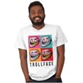 thumbnail image 4 of Troll Face Memes Big Smiley Trollface Men's Graphic T Shirt Tees Brisco Brands X, 4 of 4