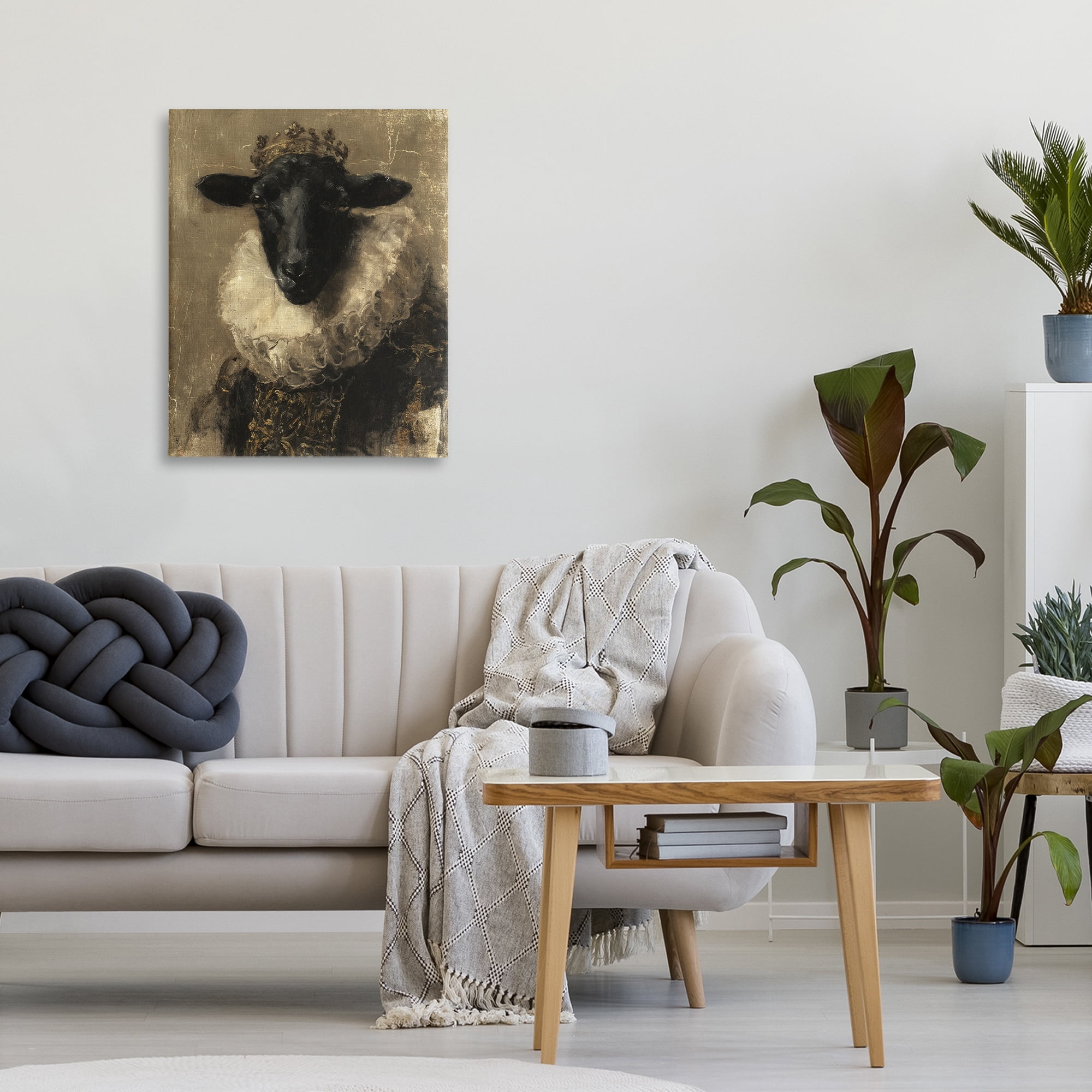 Stupell Industries Noble Ram Portrait Canvas Wall Art, design by Svetlana Aleynikova