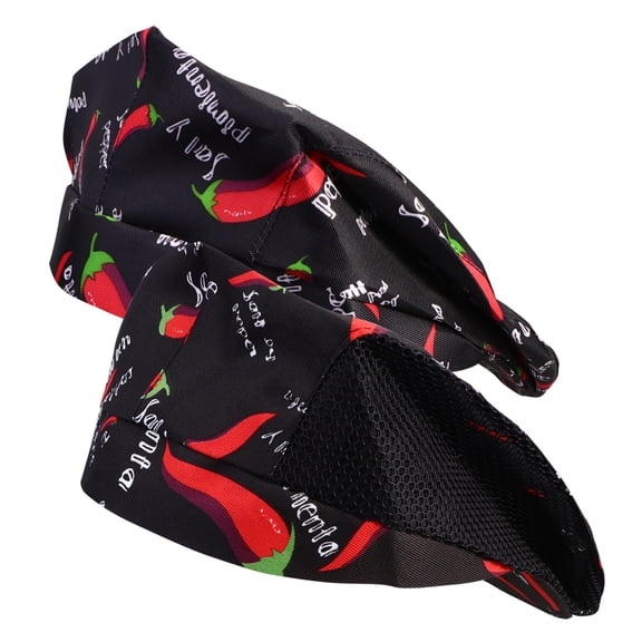 Mobestech Diner Hat Chef Hats For Women Cotton 2Pcs