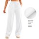 thumbnail image 3 of WILLBEST Pantalones Casuales para Mujer, con Bolsillos Inclinados, Pierna Ancha, Cómodos Pantalones Deportivos de Cintura Alta, Ropa Deportiva Versátil para Yoga con Bolsillos Mediana, 3 of 8
