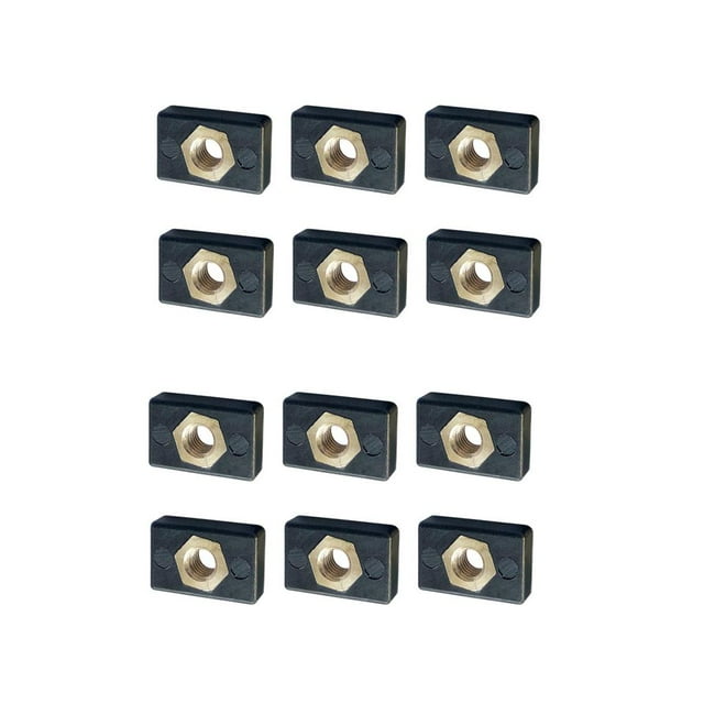 Tuercas de montaje shamjiam para kayak M6 nylon 12 piezas