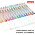 thumbnail image 5 of Art Gel Pens, Shuttle Art 15 Colors Japanese Style Pens, 0.38mm Extra-Fine Ballpoint Pens for Home and Office, 5 of 6
