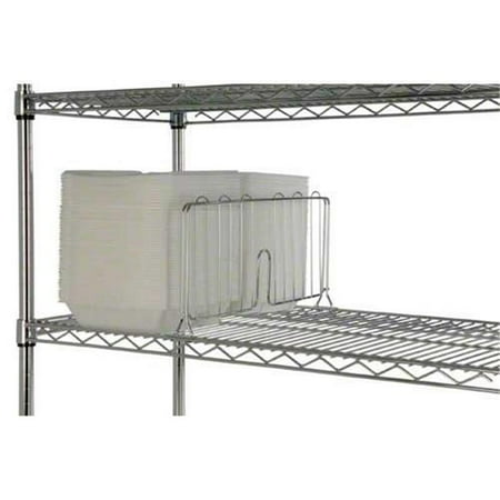 

Focus Foodservice FSD24C 24 in. x 8 in. h chromate shelf dividers