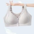 thumbnail image 3 of Tauxra Women's Plus Size Bra Casual Lace Front Closure Thin Bra with Comfortable, 3 of 7