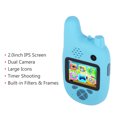 thumbnail image 4 of Cámara para niños Walkie Talkie 8MP Lentes duales Pantalla IPS de 2.0 pulgadas Memoria extendida Bat Abanopi Cámara de video, 4 of 7
