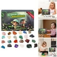 thumbnail image 3 of Natural Crystal 24 Grid Stone Label Set Children's Educational Science Collection Ornaments, 3 of 6