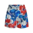 thumbnail image 3 of guisaled Mens Swim Trunks With Liner American Flag Swimming Trunks for Men Quick Dry Elastic Waisted Swim Shorts Lightweight Vacation Holiday Board Shorts, 3 of 6