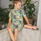 thumbnail image 4 of Balery Tropical Flowers Conjunto de Pijama Infantil de Manga Corta con Estampado – Ropa de Dormir de Algodón Suave-Medium, 4 of 6