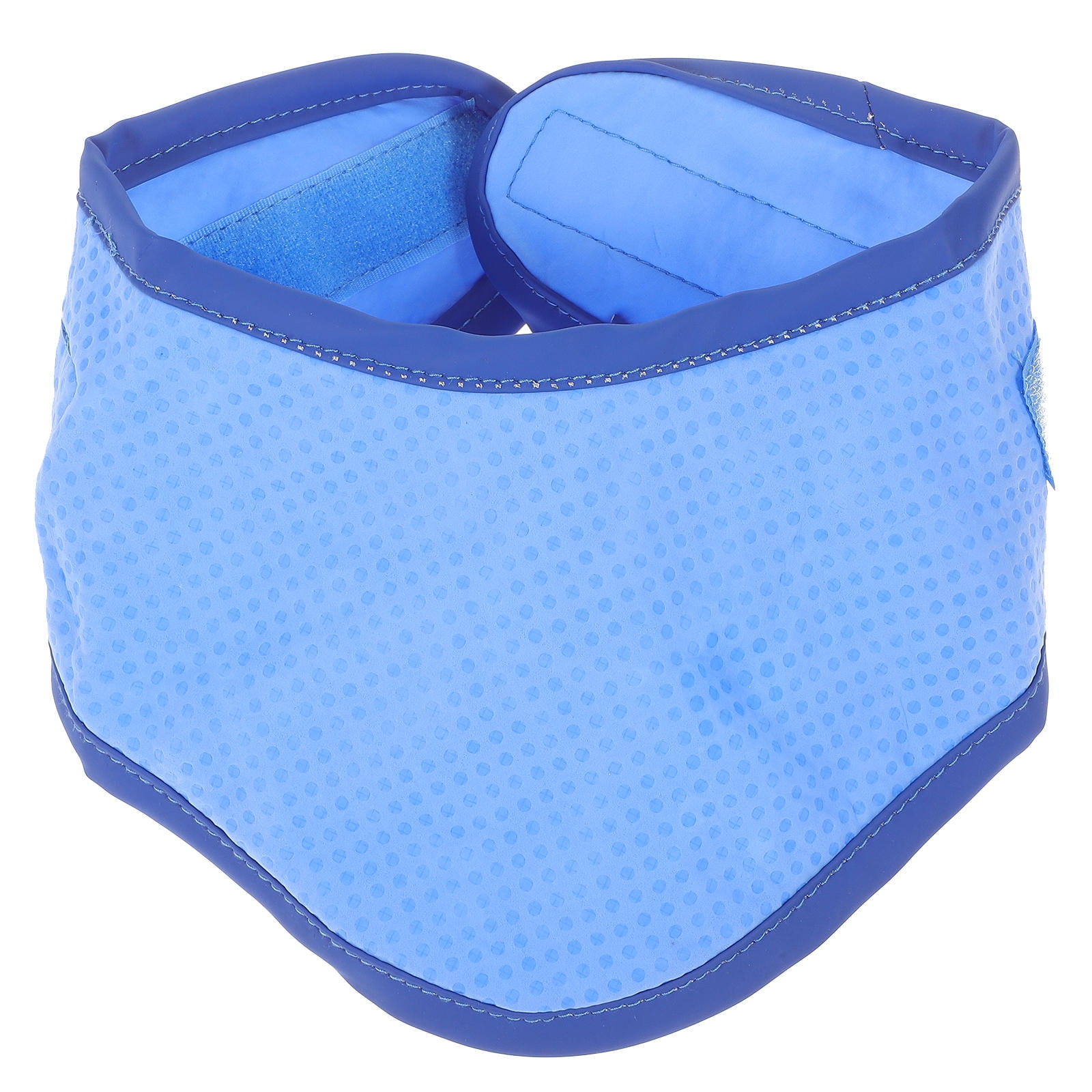 EXHUMKY Blue Cooling Dog Collar Scarf Adjustable Lightweight for Summer Comfort