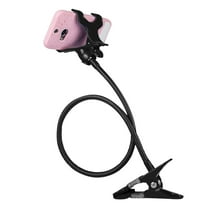 Adjustable Phone Holder, Universal Lazy Stand with Flexible Gooseneck for Bed & Desk, Hands-Free Mount for Smartphones and Tablets up to 10.5 Inches