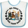 thumbnail image 3 of Inktastic All Dogs Are Good Dogs with Cute Dog Family Boys or Girls Baby Bib, 3 of 4